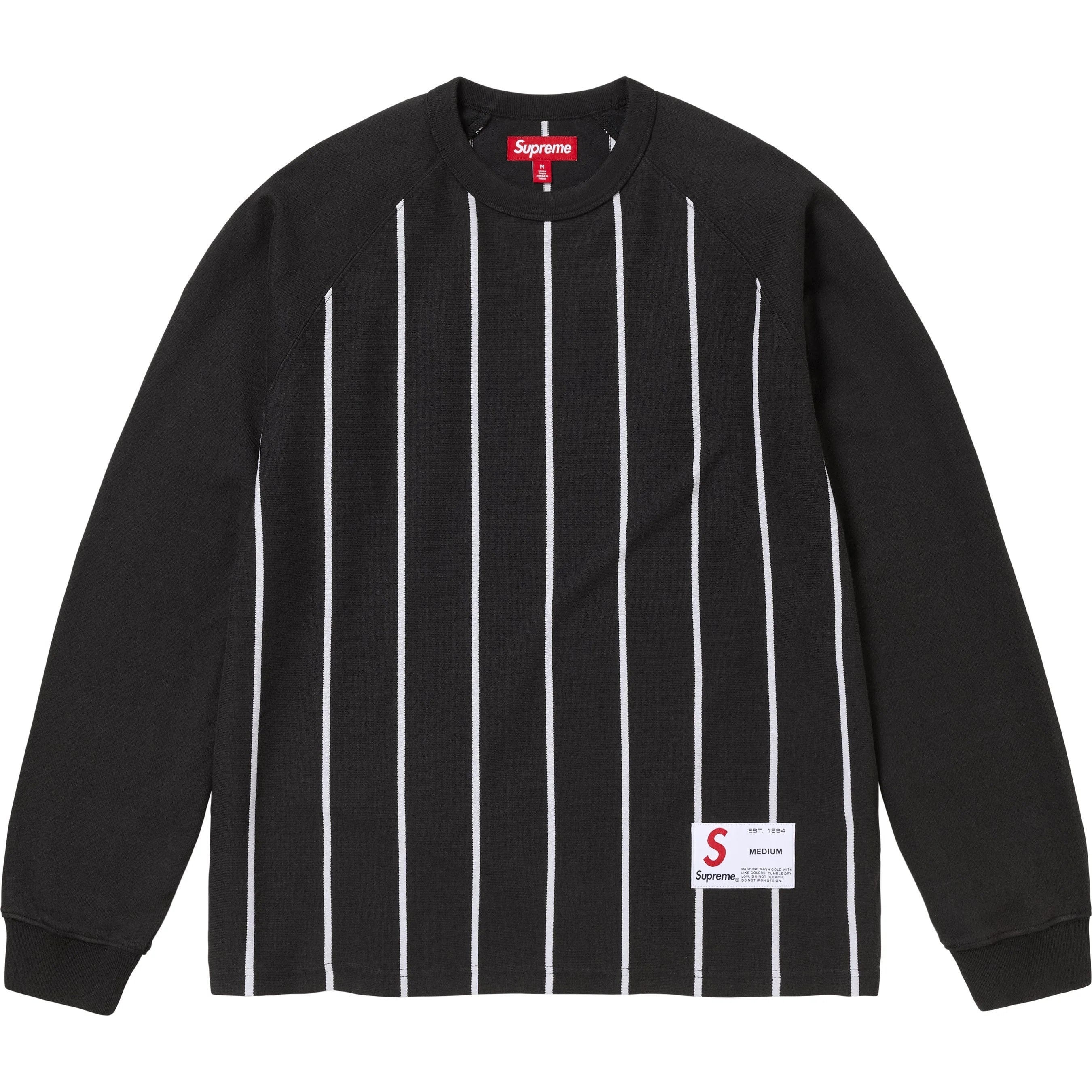 Stripe Raglan L/S Top view 2